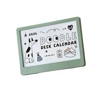 Calendario 2026 en premium con soporte, escritorio esencial para imágenes coloridas y resistentes a la decoloración, calendario de gestión de agenda diaria de escritorio con soporte