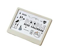 Calendario 2026 en premium con soporte, escritorio esencial para imágenes coloridas y resistentes a la decoloración, calendario de gestión de agenda diaria de escritorio con soporte