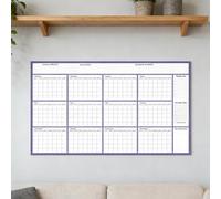 Calendario 2026,Gran rejilla borrable en con pegatinas. Planificador de pared 2026 12 meses | Para citas, Agenda escolar, Vacaciones Planificación Año Nuevo Oficina en casa