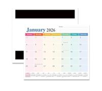 Calendario 2026 montado en la pared de 18 meses, calendario planificador va desde enero de 2026 hasta junio de 2027 para tablero de mensajes de programación semanal diaria