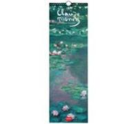 Legami - Calendario de pared 2026, Claude Monet, calendario de pared pequeño, 12 meses y planificador anual, en 6 idiomas, espacio para notas, signos del zodiaco, fiestas internacionales, 16 x 49 cm