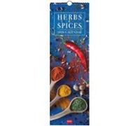 Legami - Calendario de Pared 2026, Herbs & Spices, Pequeno calendario de Pared, Planificador de 12Meses y un Año, en 6Idiomas, Espacio para Notas, Signos del zodiaco, Fiestas Internacionales, 16x49cm