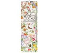Legami - Calendario De Pared 2026, My Secret Garden, Calendario de Pared Pequeño, 12 Meses y Planificador Anual, en Inglés, Espacio para Notas, Signos del Zodiaco, Fiestas Internacionales, 16 X 49 Cm
