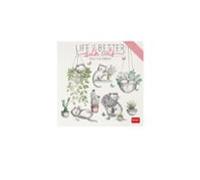 Calendario 2026 Pared Mes Vista Sketchy Cats Legami