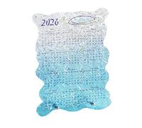 Calendario 2026 | Planner Artístico en Acrílico Transparente - Calendario Familiar De 12 Meses | Organización Diaria Decoración Estudio Hogar para Planificación y Agenda