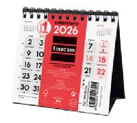 CALENDARIO 2026 SOBREMESA NEUTRO NUMEROS GRANDES XXS 110X100MM FINOCAM 781330026 781330026