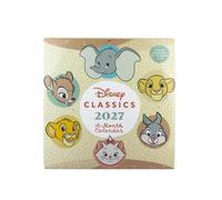 Calendario 2027 Disney Classics Treasured Memories | Ideal para Casa | 16 Meses | Espacio para Notas | Producto Oficial | Regalo Friki