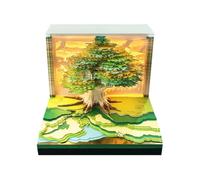 Calendario 2027 Fragmento De Tiempo Taco Notas Forma Árbol Con Luz LED