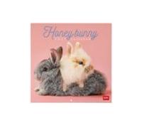 Legami - Calendario 2027 Pared, Honey Bunny, 12 Meses, 30 x 29 cm