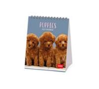 Legami - Calendario de Mesa 2027, Puppies, 12 meses, 5 cm