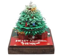 Calendario 3D 2025 Bloc De Notas 3D Calendario Artístico 2025 Exquisita Escultura De Papel 3D Calendario De árbol De Navidad Calendario De Piezas De Navidad 2025 Calendario De Escritorio Creativo Rega