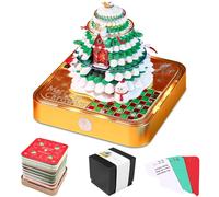 Calendario 3D 2026, 3D Tear Off Calendario con Luz, Árbol de Navidad Creative Notas de Bricolaje, Bloc Notas 3D Escultura de Papel Creativa, 3D Calendari Mesa Escritorio 2026 (Árbol de Navidad)