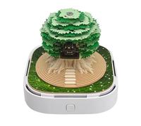 Calendario 3D 2026-9,3 x 9,3 x 9,8 cm almohadilla para notas de oficina de árbol de , decoración de cuaderno de pie, calendario de escritorio creativo para estudio, sala de estar, gabinete