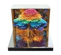 Calendario 3D 2026,Bloque Memo 52 Planificador 2026 | Calendario de planificador de bloques de notas decorativas para oficina escuela hogar hotel Acción de Gracias Navidad,Para Casa Oficina Escuela