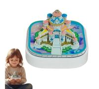 Calendario 3D 2026, calendario 3D 2026, bloc de notas de castillo, escultura de papel, exquisita nota creativa antiadherente, notas adhesivas para bricolaje, notas postales para oficina, hogar