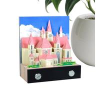 Calendario 3D 2026, calendario 3D de escritorio iglesia | cuadernos para el hogar para uso diario fiesta de Navidad guardería apartamento, viaje, fiesta, escuela, dormitorio