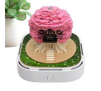 Calendario 3D 2026 | Calendario de Escritorio 2026 Arte de Papel 3D Hojas Arrancables,Bloc De Notas De Pie Decoración Creativa Para Mesa - Regalo Para Adultos Estudiantes Y Docentes En Navidad Y