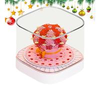 Calendario 3D 2026 - Calendario De Escritorio De Arte Rose, Planificador Creativo Del Bloc De Notas | Accesorio De Mesa Decorativa Para Estantería De Dormitorio, Elegante Regalo De Papelería Para