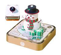 Calendario 3D 2026 - Calendario De Notas Con Escultura De Papel Muñeco De Nieve 2026,Decoración Navideña para Estudio Dormitorio Sala - Dormitorio Cocina Hogar Sala de Estar