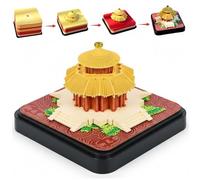 Calendario 3D 2026, Calendario de relojes 2026 con arte de escultura de papel, Bloc de notas de escritorio desprendible para planificación diaria, seguimiento de hábitos y decoración de oficina