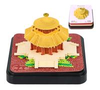 Calendario 3D 2026, Calendario de relojes 2026 con arte de escultura de papel, Bloc de notas de escritorio desprendible para planificación diaria, seguimiento de hábitos y decoración de oficina, Ich