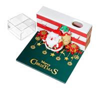 Calendario 3D 2026 | Cuadernos creativos 3D de Papá Noel - Bloc de notas calendario de papel - para oficinas en casa, vacaciones, viajes, escuela, diario, dormitorio, guardería, fiesta, día de la