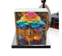 Calendario 3D 2026-Planificador de escritorio de 52 semanas con hojas de lágrimas, organización semanal de programación de eventos para Acción de Gracias, Navidad, oficina, escuela, hotel, apartamento