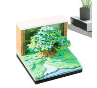 Calendario 3D 2027 Bloc De Notas Luminoso Con Forma Arbórea