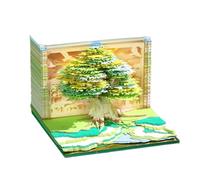 Calendario 3D 2027 Taco Notas Forma Árbol Con Luz LED