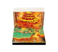 Calendario 3D 2027 Taco Notas Forma Árbol Con Luz LED