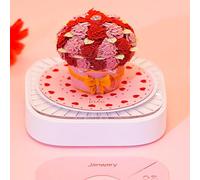 Calendario 3D, calendario de escritorio 2026, arte de rosas 3D, bloc de notas de escultura de papel, artes y manualidades para dormitorio, trabajo, estudio, estantería, oficina, Año Nuevo, cumpleaños