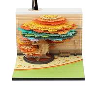 Calendario 3D De Escritorio 2026,Calendario Árbol 2026 Bloc De Notas Decoración Escritorio - Escultura De Papel Arte Y Manualidades Decoración Del Hogar - Para Profesor Familia Oficina