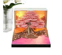 Calendario 3D de Oficina - Calendario 2026 52 semanas de papel artesanal | Bloc de notas decorativo para planificación de eventos - Para casa, oficina, escuela y celebraciones