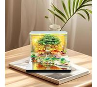 Calendario 3D - Escultura de Papel 3D Calendario 2026 | Bloque de notas con diseño de árbol de flores para enseñar, escuela, desplazamientos, entrenamiento, día de Navidad, profesor