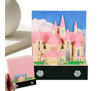 Calendario 3D in Acrilico 2026 - Calendario da Scrivania Chiesa 3D da 8cm, Calendari Planner Creativi per Casa e Ufficio | Planner da Scrivania in Carta Acrilica con Pagine di Programmazione Settimana