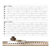 Calendario anual 2025, calendario anual de pared de 365 días 2025, calendario de pared anual de un vistazo, calendario anual 2025, calendario anual completo para horario diario
