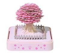 Calendario Artístico Del Bloc De Notas De Árbol - Calendario De Escritorio 3D 2026 | Oficinas De Notepad Con Estilo Escultura | Escultura De Mesa Robusto Guardería Para La Biblioteca De Clase Taller