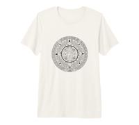 Calendario Azteca, Arte Antiguo Mexicano, diseño mesoamericano Camiseta Premium