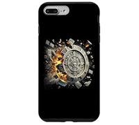 Calendario Azteca México Ruinas Explotando Carcasa para iPhone 7 Plus/8 Plus