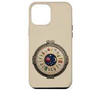Calendario Azteca o Mexica círculo mesoamericano Antiguo símbolo Carcasa para iPhone 12 Pro MAX