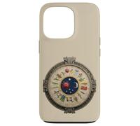 Calendario Azteca o Mexica círculo mesoamericano Antiguo símbolo Carcasa para iPhone 13 Pro