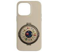 Calendario Azteca o Mexica círculo mesoamericano Antiguo símbolo Carcasa para iPhone 14 Pro MAX