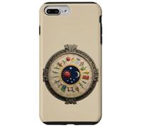 Calendario Azteca o Mexica círculo mesoamericano Antiguo símbolo Carcasa para iPhone 7 Plus/8 Plus