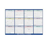 Calendario Borrable De Doble Cara, Plegable Y Portátil, 23x23 Pulgadas, Un Gran Planificador De Pared Borrable, Calendario 2026, Uso Multipropósito: Para Hogar, Oficinas, Universidad, Aula O Organizac