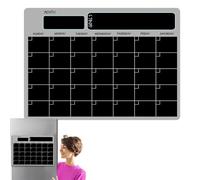 Calendario borrable magnético A3 - Visión semanal y mensual, pizarra blanca flexible con accesorios, superficie de escritura para notas, juego de planificación, ideal para el hogar, el trabajo, los