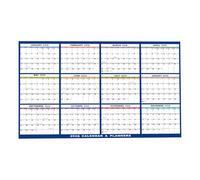 Calendario Borrado En Seco - Tabla De Planificación De Borrable, Formato De Cartel De Pared Para Todo El Año, Gran Sistema De Organización De Cronología De Veinticuatro Por Tre