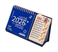 Calendario creativo de papel de escritorio 2026 con seguimiento diario de objetivos y gestión del tiempo, calendario para mejorar la disciplina automática, cuaderno, decoración del hogar