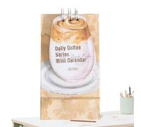 Calendario da tavolo - Calendario de 6,81 pollici da tavoloo a,Calendariioo daa tavoloo 12 del caffè | Calendarioo da tavolo estetico, calendariioo tavollo colorato per casa, scuola