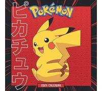 Calendario de 2024 de Pokémon Brown; diseños fantásticos para todos los fans de la serie, los videojuegos y Pokémon Go en un calendario. Práctico calendario de pared 2024 para anotar.