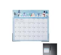 Calendario de 2026-2027 - Válido de enero de 2026 a junio de 2027 - Calendario magnético para de 18 - Para Familia Estancia Oficina Escuela Aula Sala de estudio Organización fácil